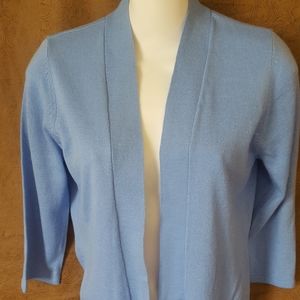blue sweater shrug size small